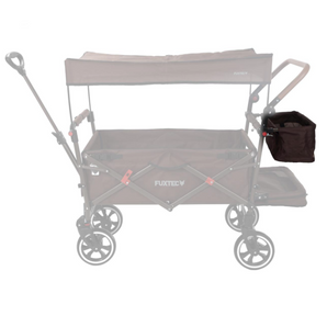 FUXTEC Bollerwagen Stoffbezug für Hecktasche CT850 braun